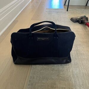 Navy Blue Men's Canvas Duffle by WANT Les Essentiels